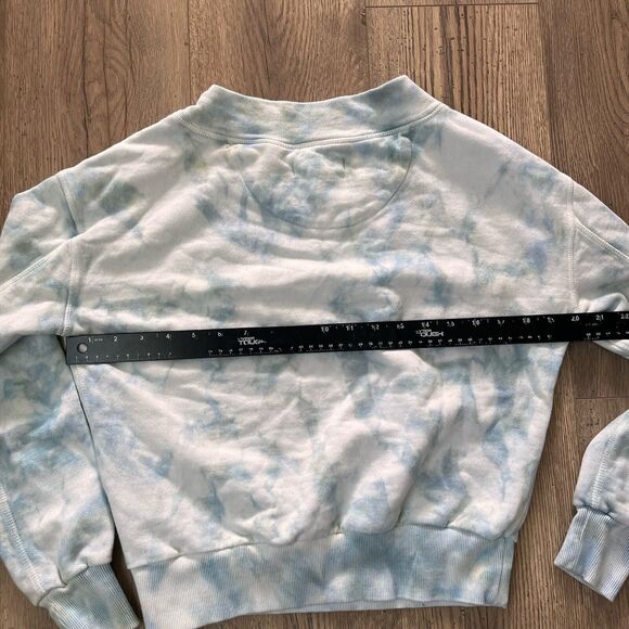 Anthropologie Pilcro Women's Elayna Tie-Dye Sweatshirt Pullover Mock Neck XS - Picture 5 of 8